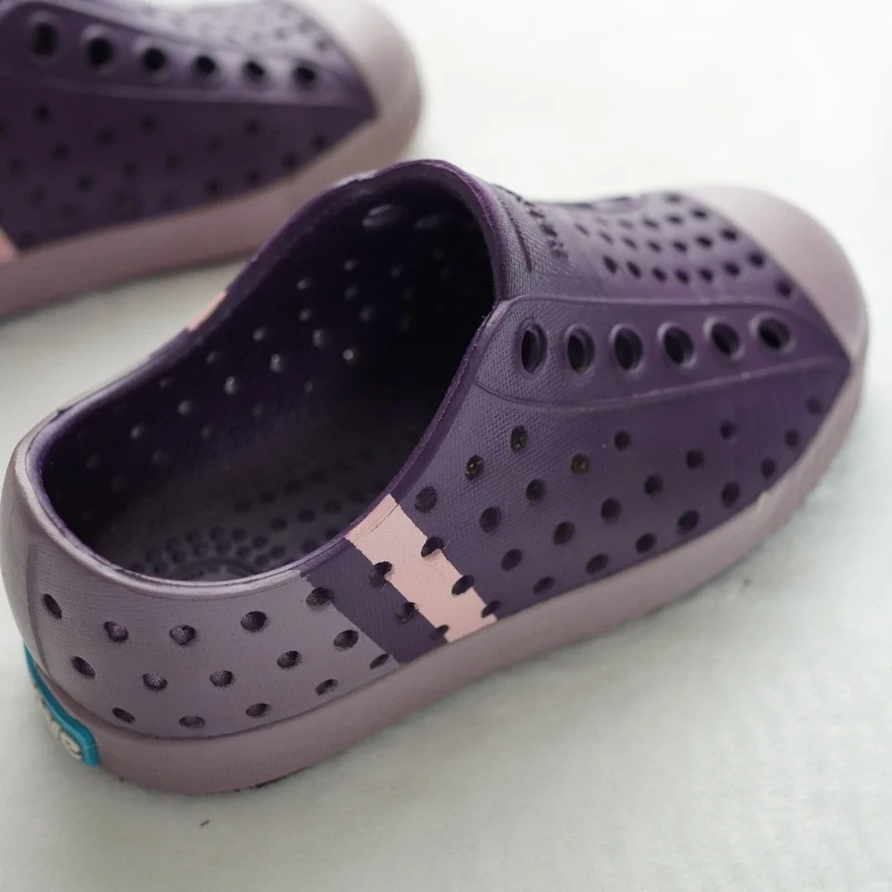 Kids Native Shoes Jefferson Purple Slip-On Sneakers‎ Size C6